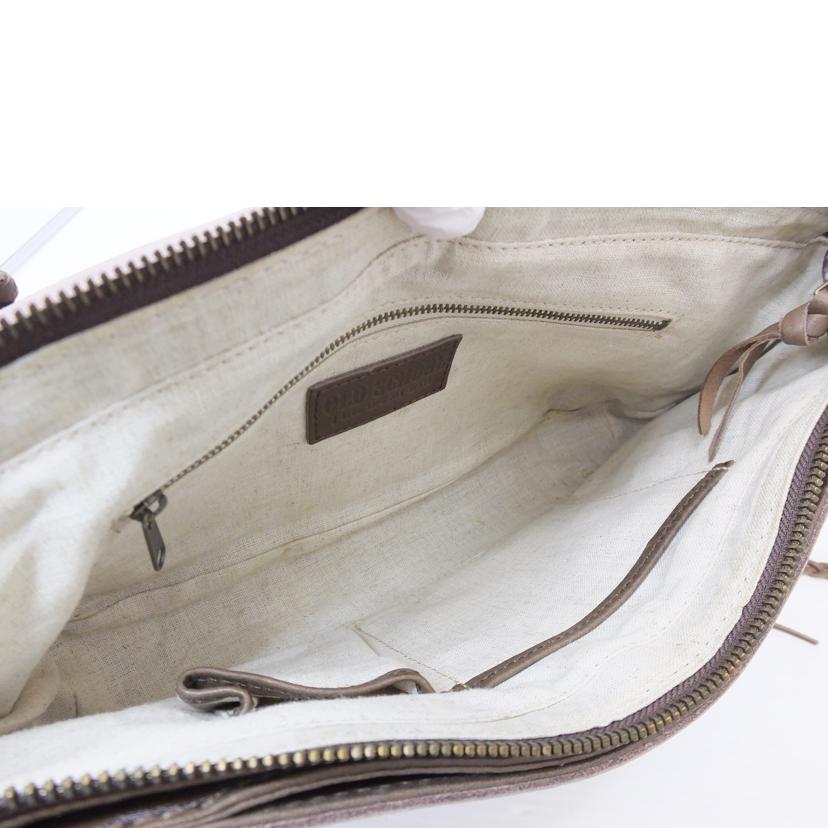 OLD SCHOOL オールドスクール/レザーショルダーバッグ//Bランク/88