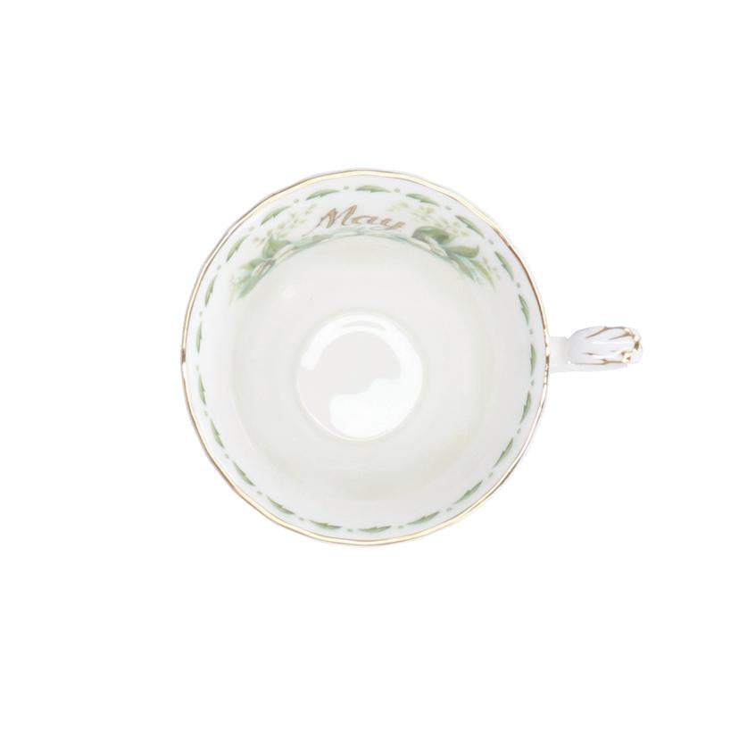 ROYAL ALBERT ロイヤル・アルバート/ティーカップ&ソーサー/May/LILY OF THE VALLEY//Aランク/75