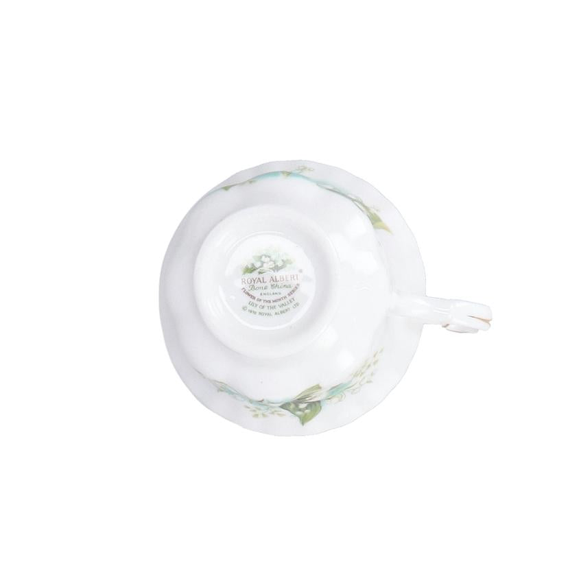 ROYAL ALBERT ロイヤル・アルバート/ティーカップ&ソーサー/May/LILY OF THE VALLEY//Aランク/75