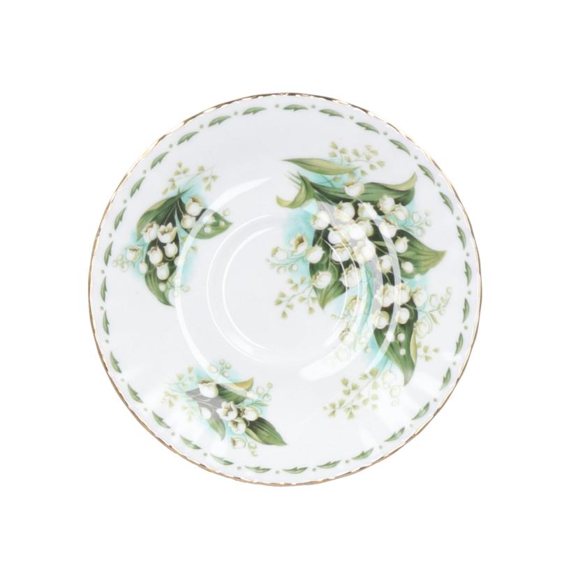 ROYAL ALBERT ロイヤル・アルバート/ティーカップ&ソーサー/May/LILY OF THE VALLEY//Aランク/75