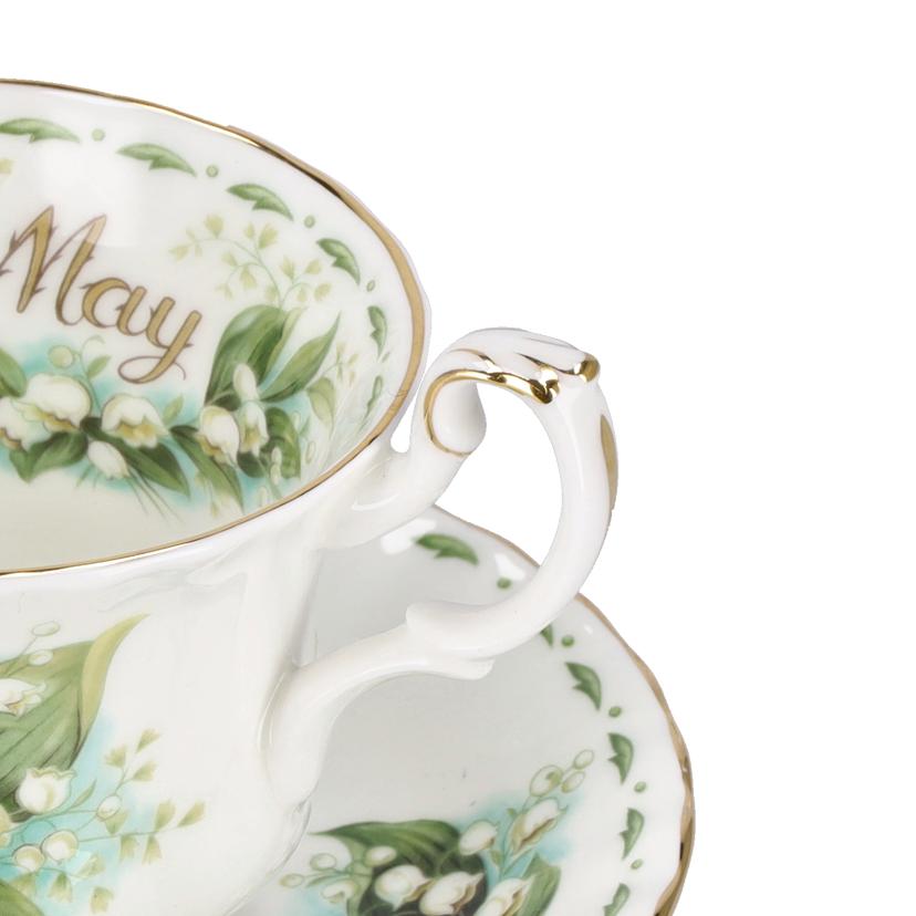 ROYAL ALBERT ロイヤル・アルバート/ティーカップ&ソーサー/May/LILY OF THE VALLEY//Aランク/75