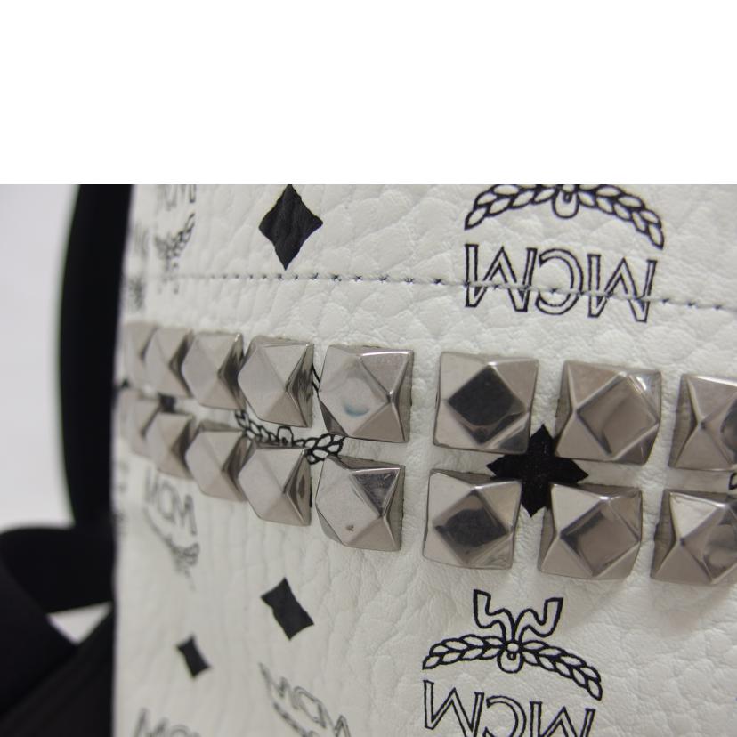 MCM エムシーエム/ロゴグラム/バックパック/ホワイト/MMK6SVE38WT001//Q70**/ABランク/04