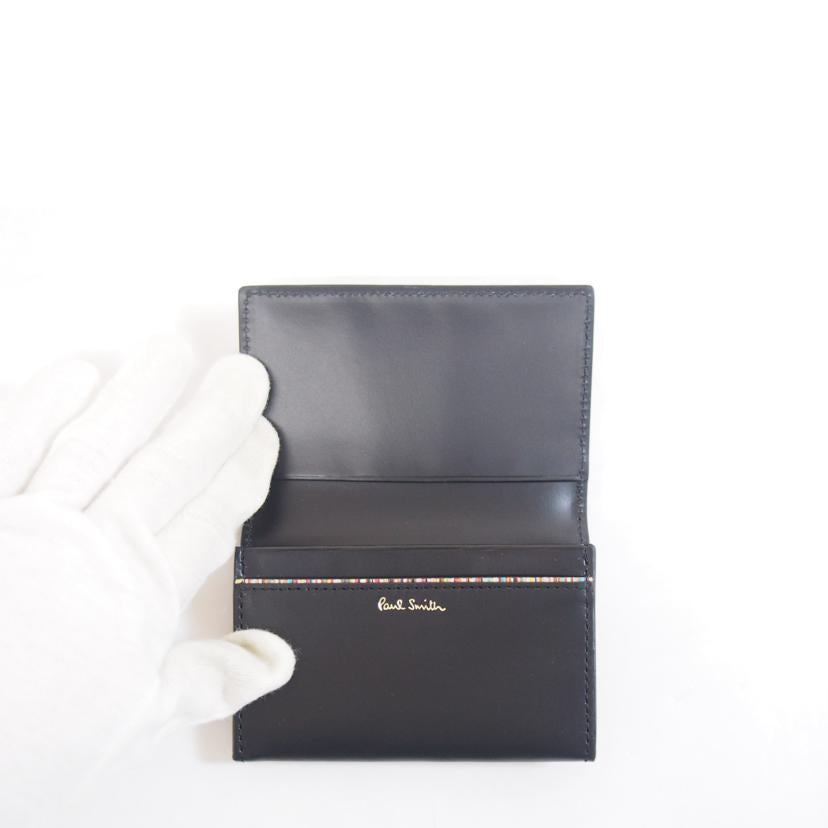 Paul Smith ポールスミス/Paul Smith マーケトリーストライプラビットカードケース//Sランク/71
