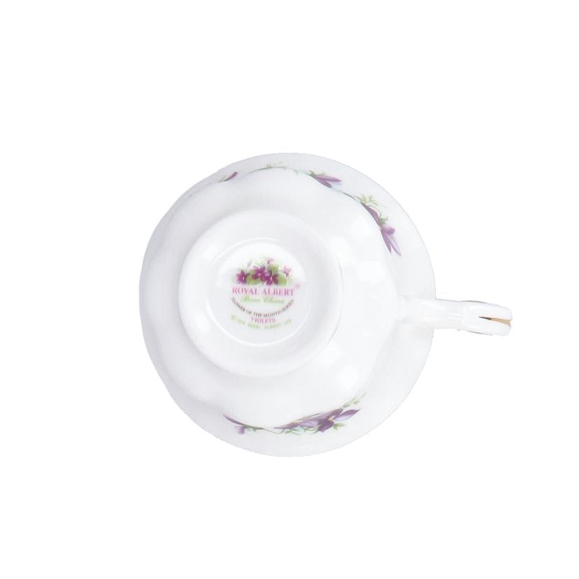 ROYAL ALBERT ロイヤル・アルバート/ティーカップ&ソーサー/February/VIOLETS//Aランク/75