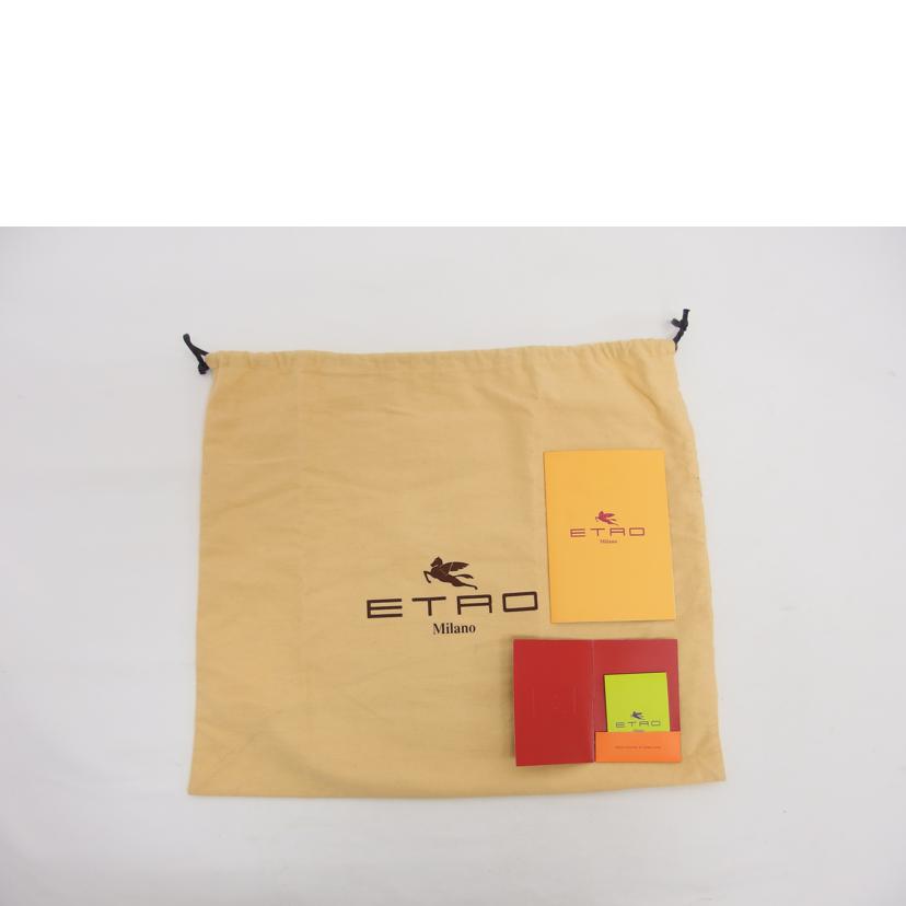 ETRO エトロ/ペイズリー/レザートートバッグ/ブラック//ABランク/04