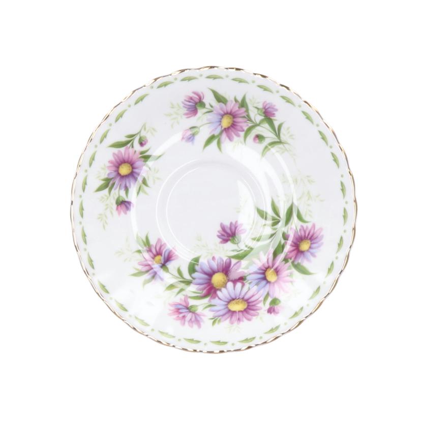 ROYAL ALBERT ロイヤル・アルバート/ティーカップ&ソーサー/September/MICHAELMAS DAISY//Aランク/75