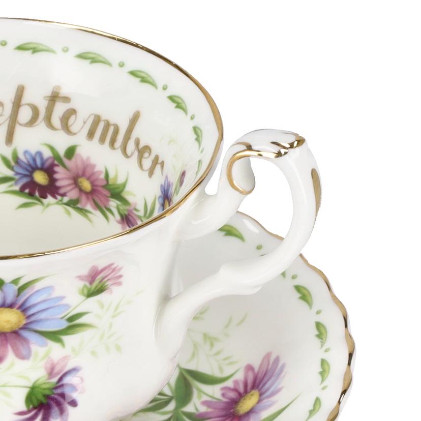 ROYAL ALBERT ロイヤル・アルバート/ティーカップ&ソーサー/September/MICHAELMAS DAISY//Aランク/75