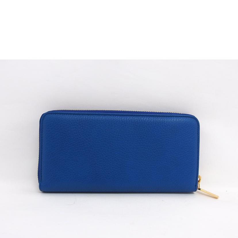 ETRO エトロ/レザーラウンドファスナー長財布/ブルー/ペイズリー//Aランク/04