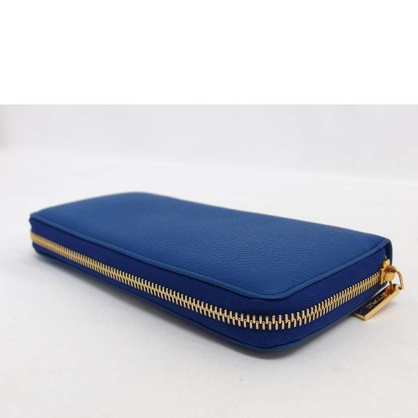 ETRO エトロ/レザーラウンドファスナー長財布/ブルー/ペイズリー//Aランク/04