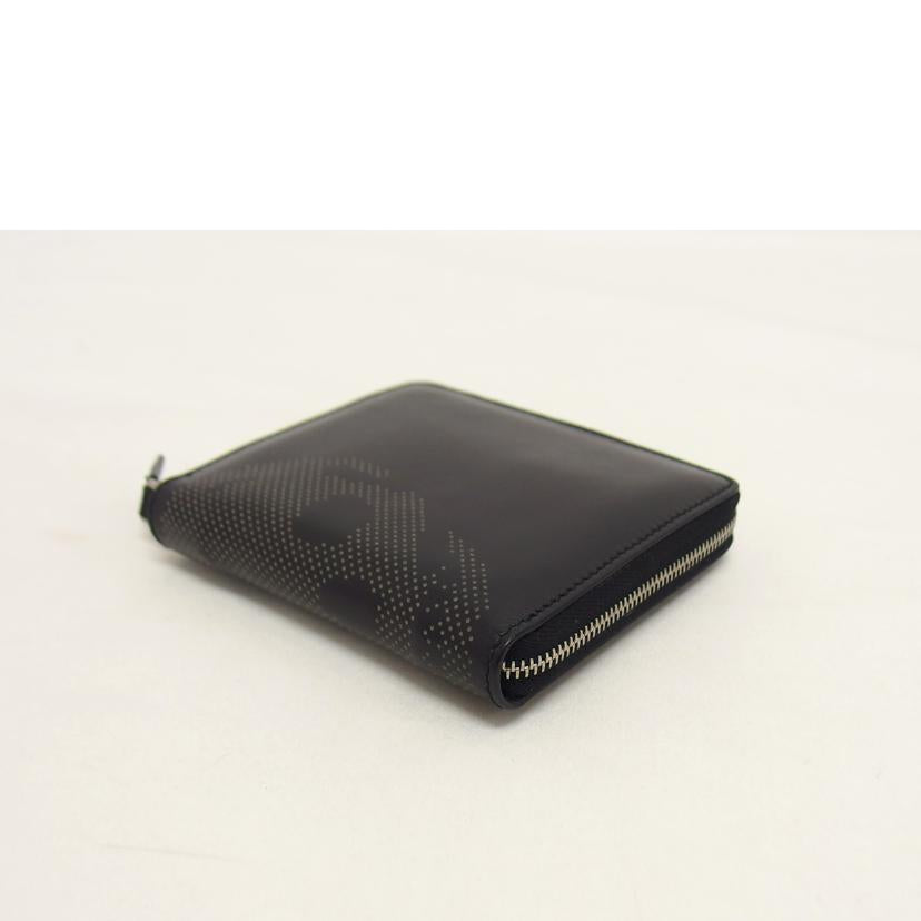 ALEXANDER McQUEEN アレキサンダーマクイーン/ラウンドファスナー/コンパクトウォレット/ブラック//338822・486430/ABランク/04