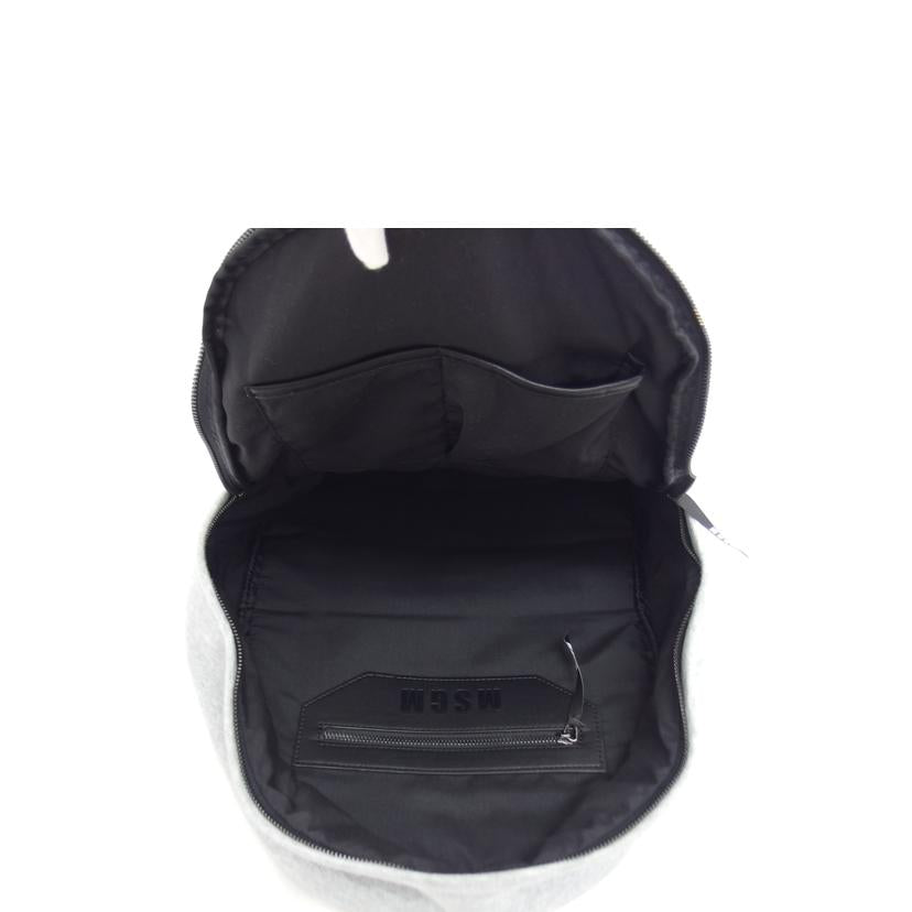 MSGM エムエスジェイムズ/ロゴ/コットンリュック/グレー//Aランク/04