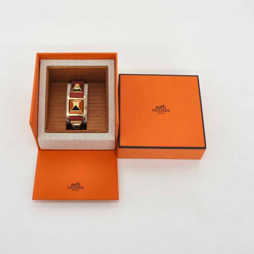 HERMES エルメス/メドール/ホワイト文字盤/レディース/クオーツ/ME1.201//744******/Aランク/24