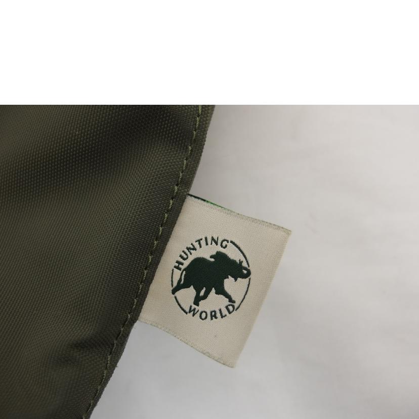 HUNTING WORLD ハンティングワールド ボルネオ/BORNEOリバーシブルショルダーバッグ/カーキ//ABランク/04