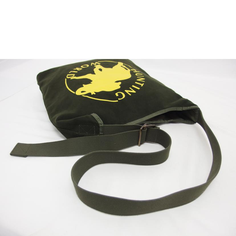 HUNTING WORLD ハンティングワールド ボルネオ/BORNEOリバーシブルショルダーバッグ/カーキ//ABランク/04
