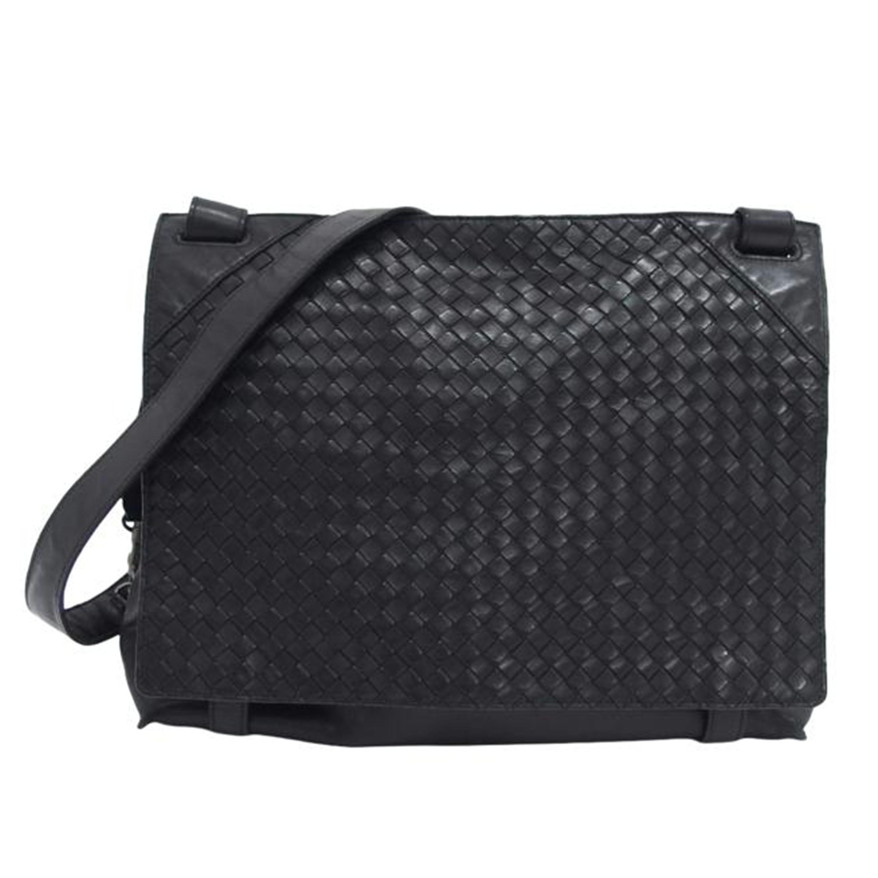 BOTTEGA VENETA ボッテガヴェネタ/イントレチャート/ショルダーバッグ/ブラック/113038 //V46*******/Bランク/04