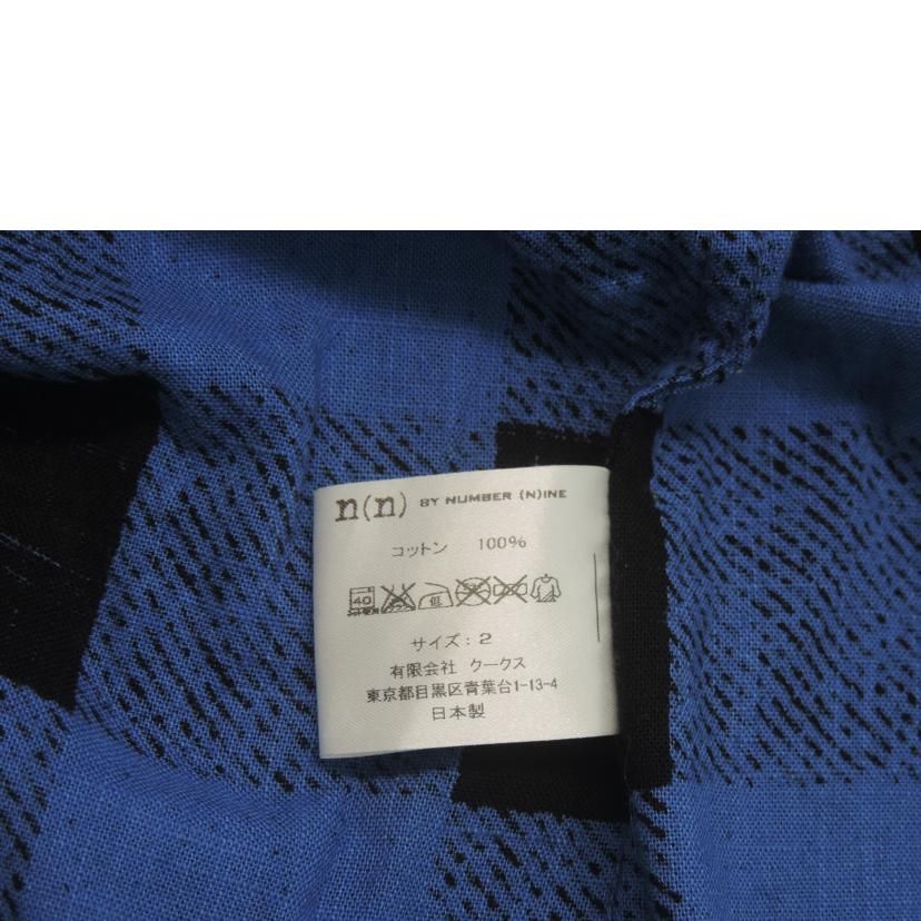 NUMBER NINE ナンバーナイン/ウエスタンチェックシャツ//Bランク/88