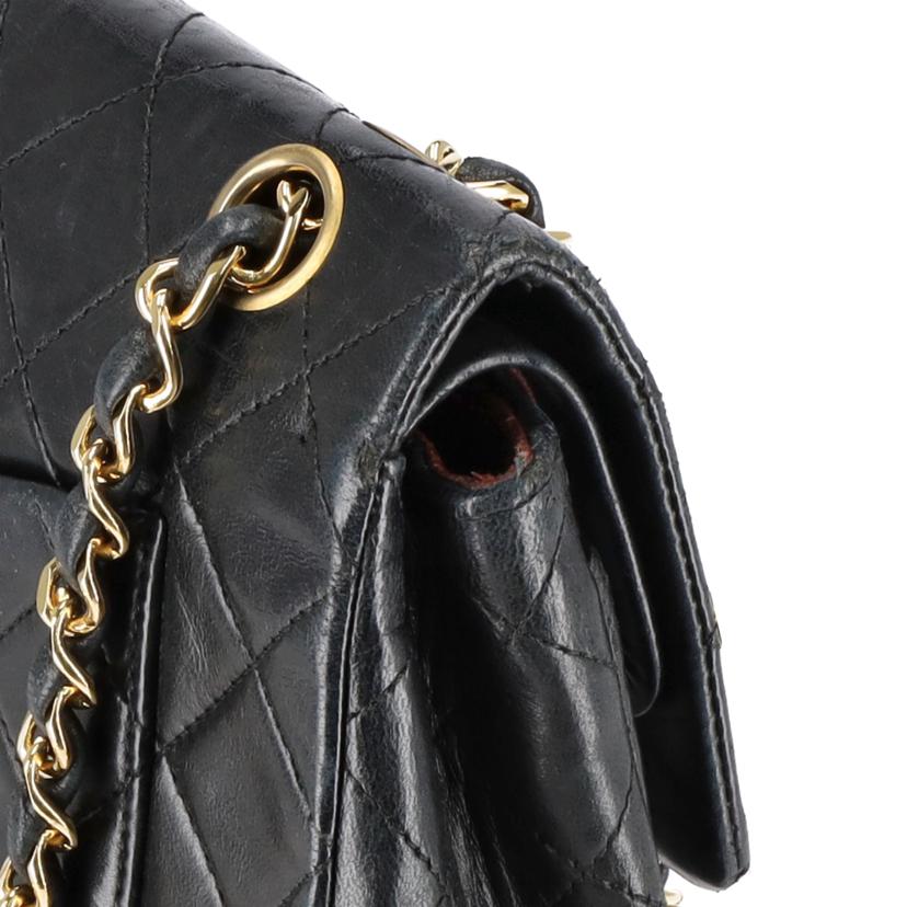 CHANEL/マトラッセ23 Wフラップ ラムスキン チェーンショルダー/A628//086****/Bランク/85