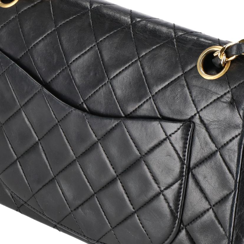 CHANEL/マトラッセ23 Wフラップ ラムスキン チェーンショルダー/A628//086****/Bランク/85