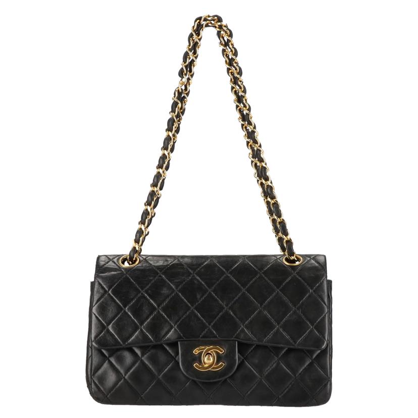 CHANEL/マトラッセ23 Wフラップ ラムスキン チェーンショルダー/A628//086****/Bランク/85