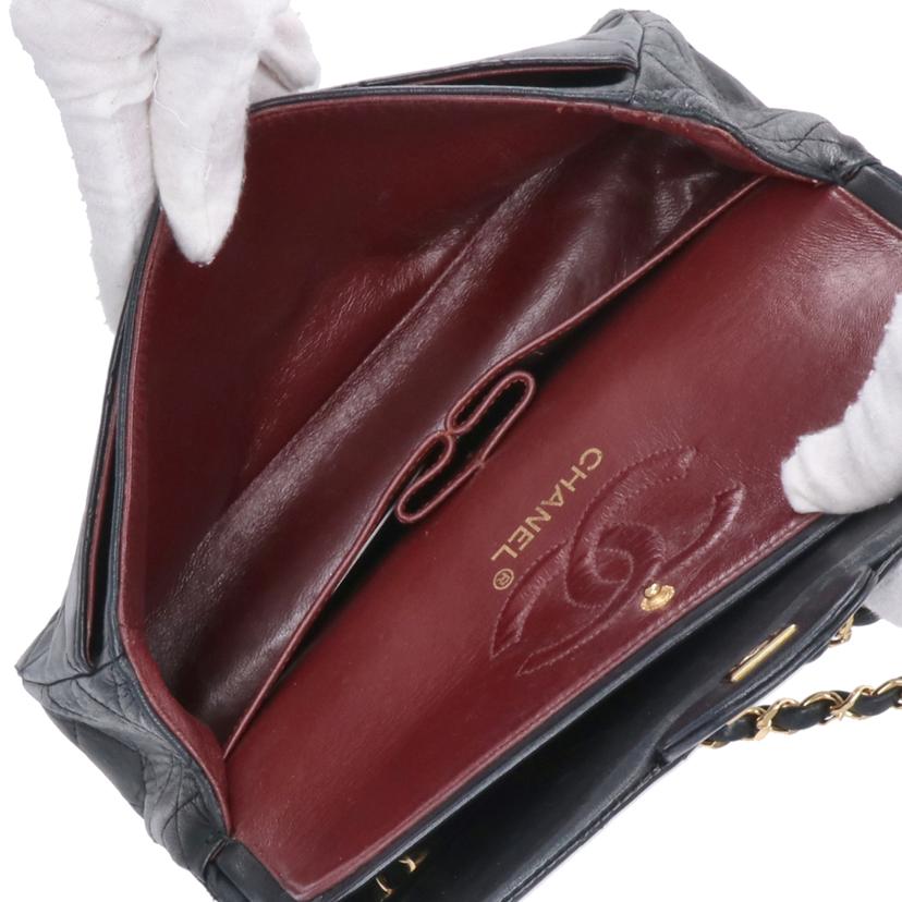CHANEL/マトラッセ23 Wフラップ ラムスキン チェーンショルダー/A628//086****/Bランク/85