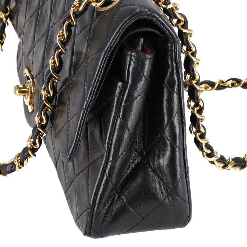 CHANEL/マトラッセ23 Wフラップ ラムスキン チェーンショルダー/A628//086****/Bランク/85