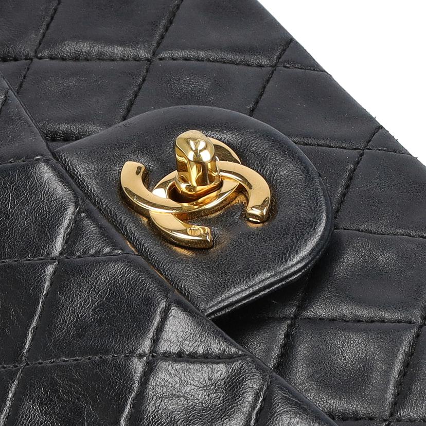 CHANEL/マトラッセ23 Wフラップ ラムスキン チェーンショルダー/A628//086****/Bランク/85