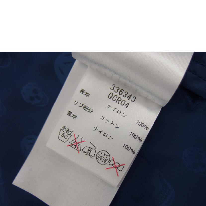 ALEXANDER MQUEEN アレキサンダーマックイーン/ナイロンジップジャケット/総柄/スカル/336343 QCR04//ABランク/04