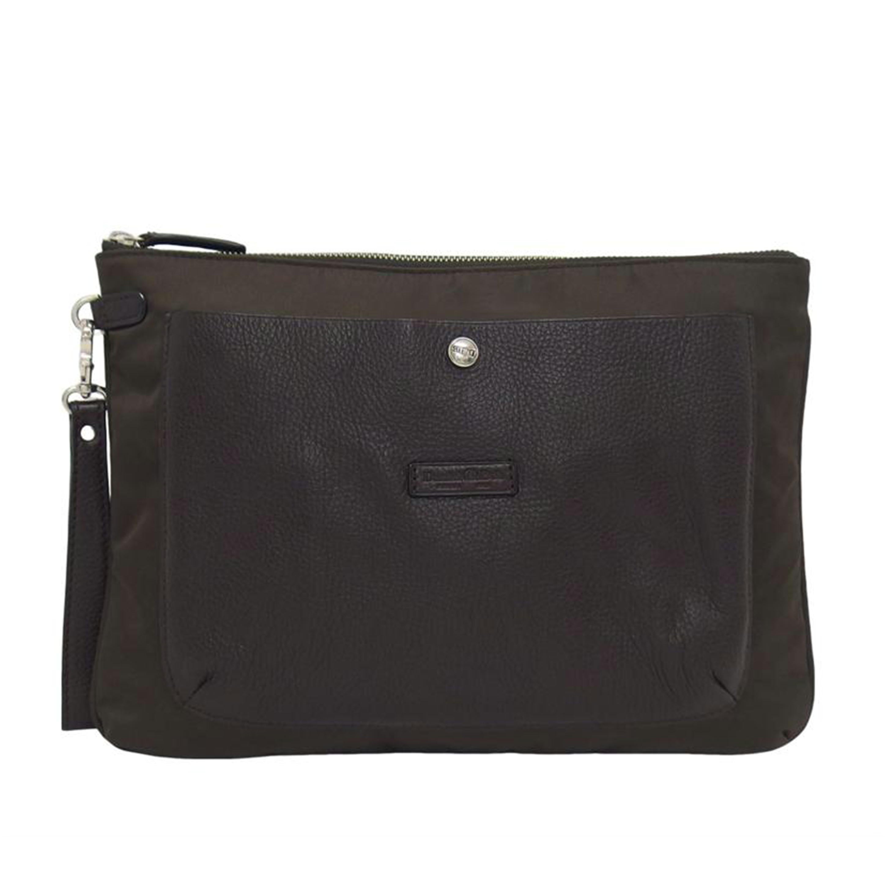 Daniel&Bob ダニエル&ボブ/ナイロンレザー/クラッチバッグ/ブラウン/JR高島屋別注//ABランク/04