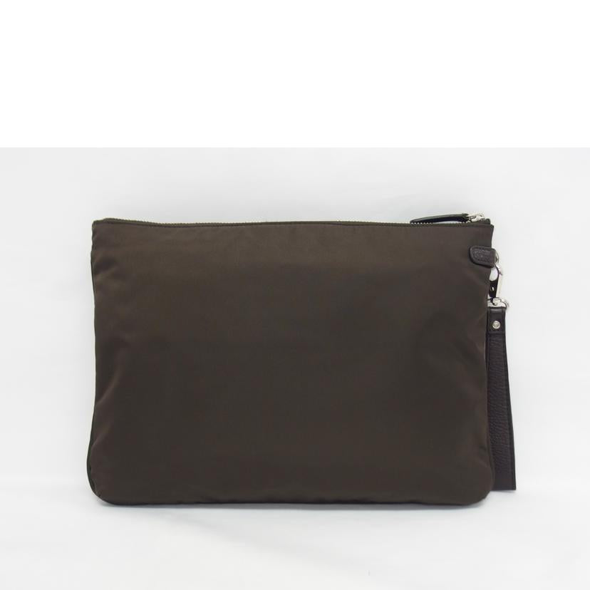 Daniel&Bob ダニエル&ボブ/ナイロンレザー/クラッチバッグ/ブラウン/JR高島屋別注//ABランク/04