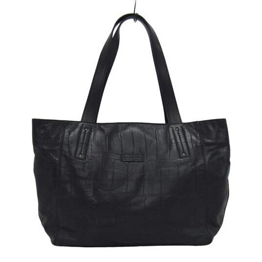 Daniel&Bob ダニエル&ボブ/ナノユニバース別注/レザー型押しトートバッグ/ブラック//ABランク/04