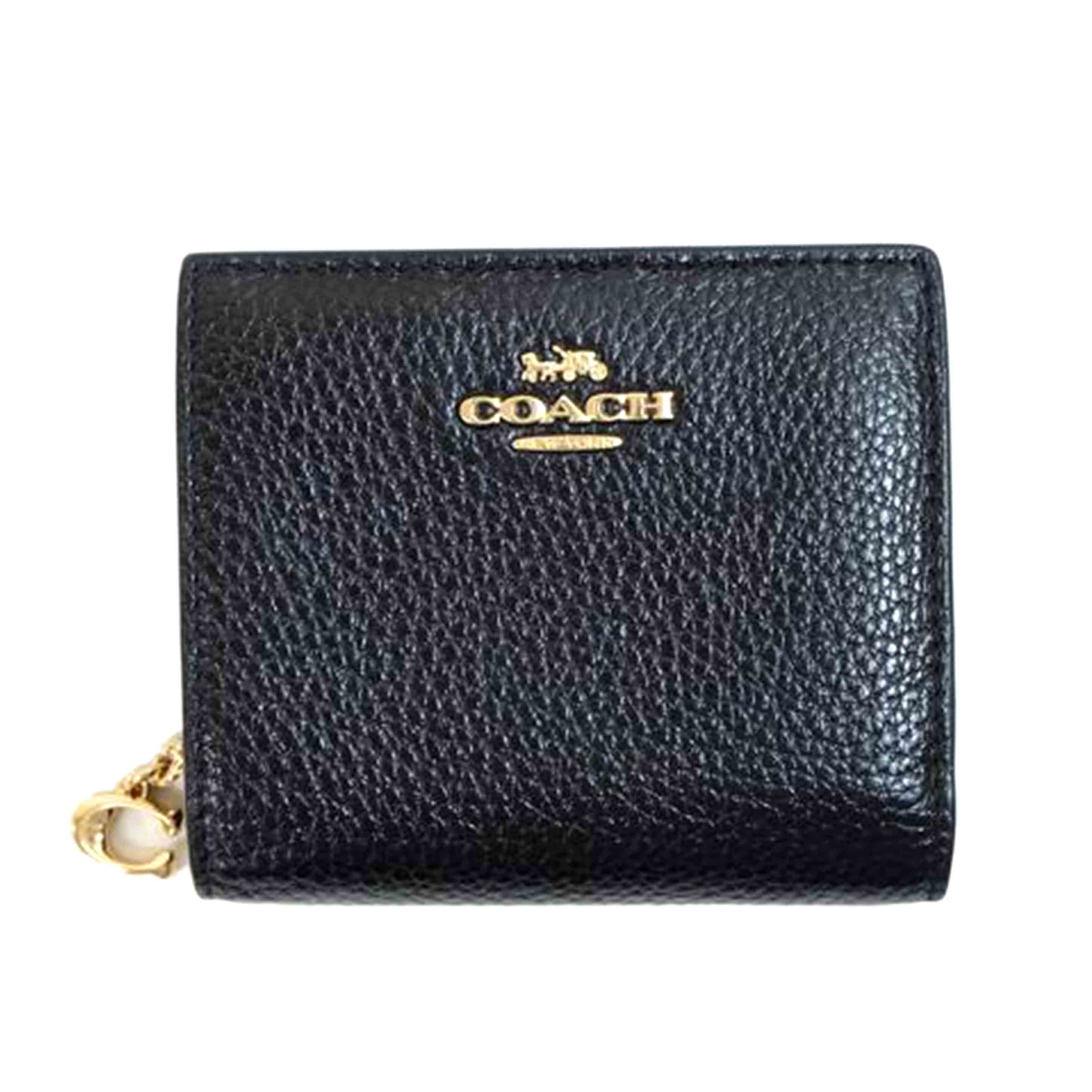 COACH コーチ/ぺブルドレザースナップウォレット/C2862//H23**/Aランク/71