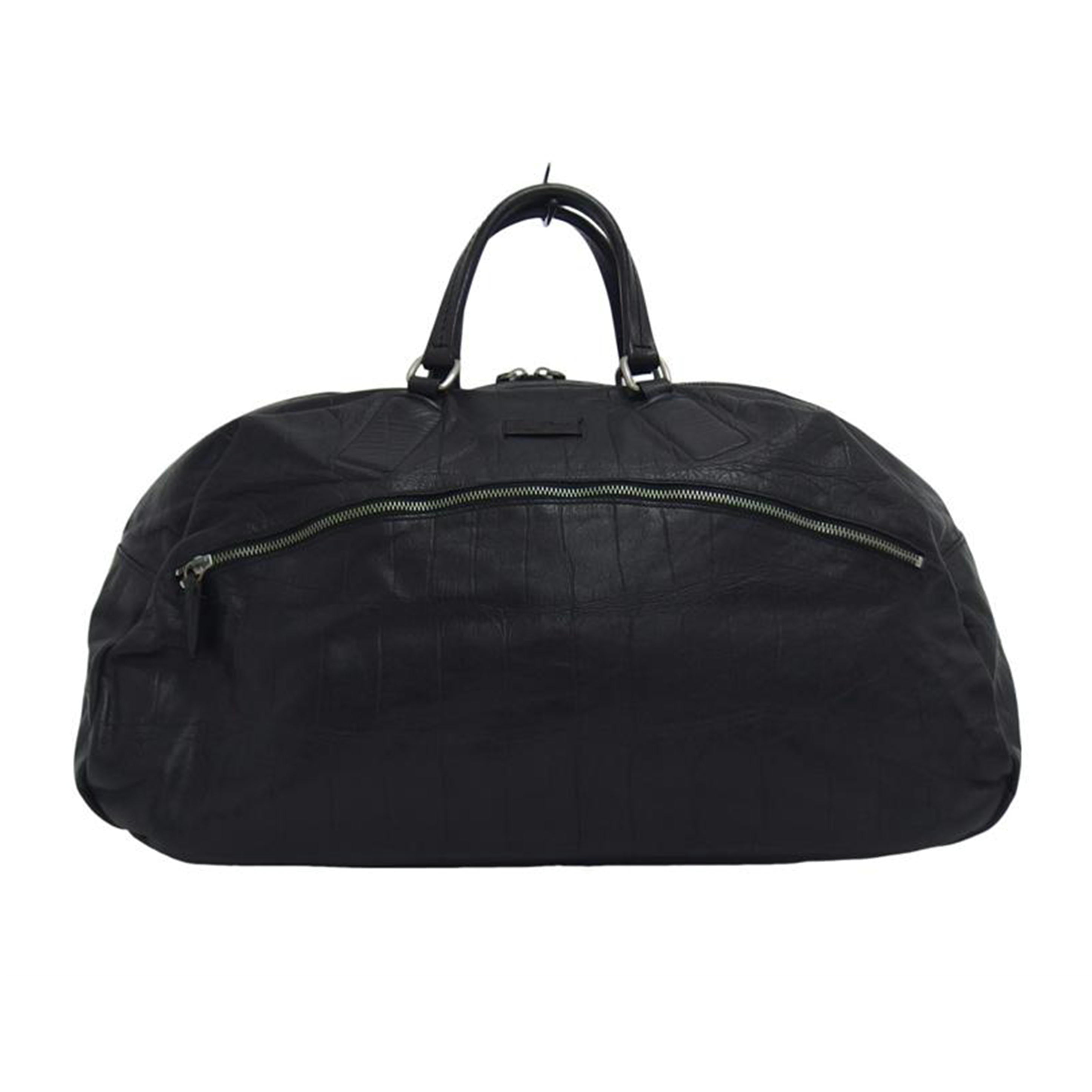 Daniel&Bob ダニエル&ボブ/ビームスF別注/型押しレザーボストンバッグ/ブラック//ABランク/04