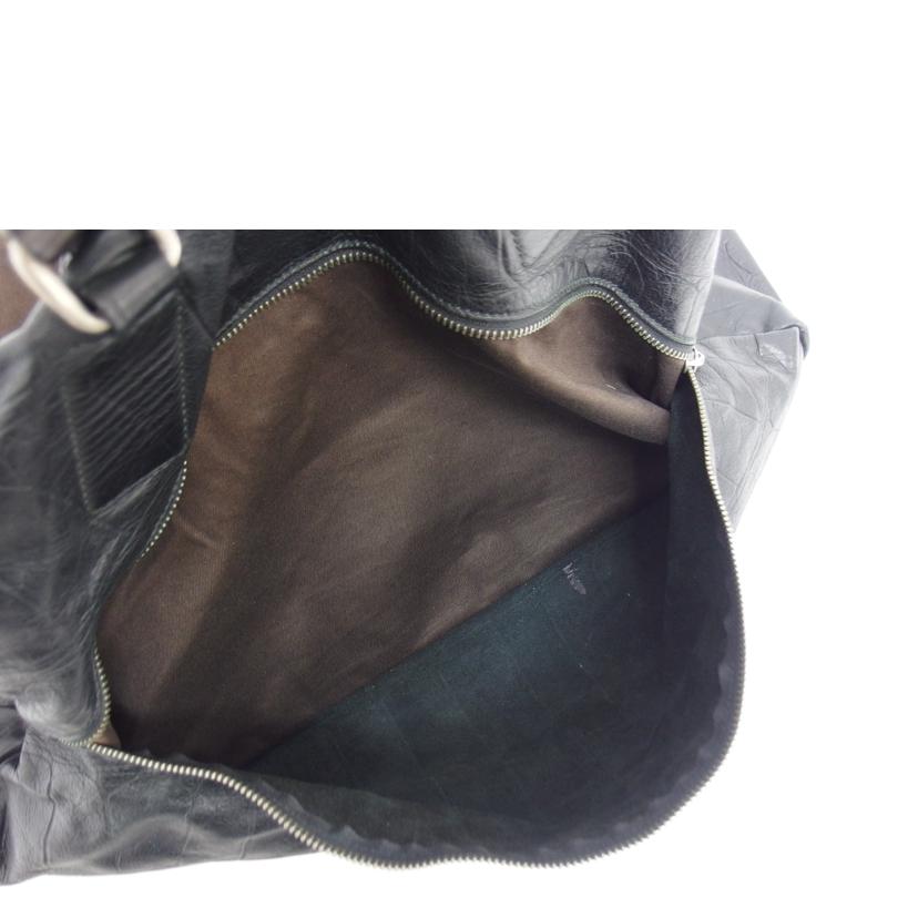 Daniel&Bob ダニエル&ボブ/ビームスF別注/型押しレザーボストンバッグ/ブラック//ABランク/04