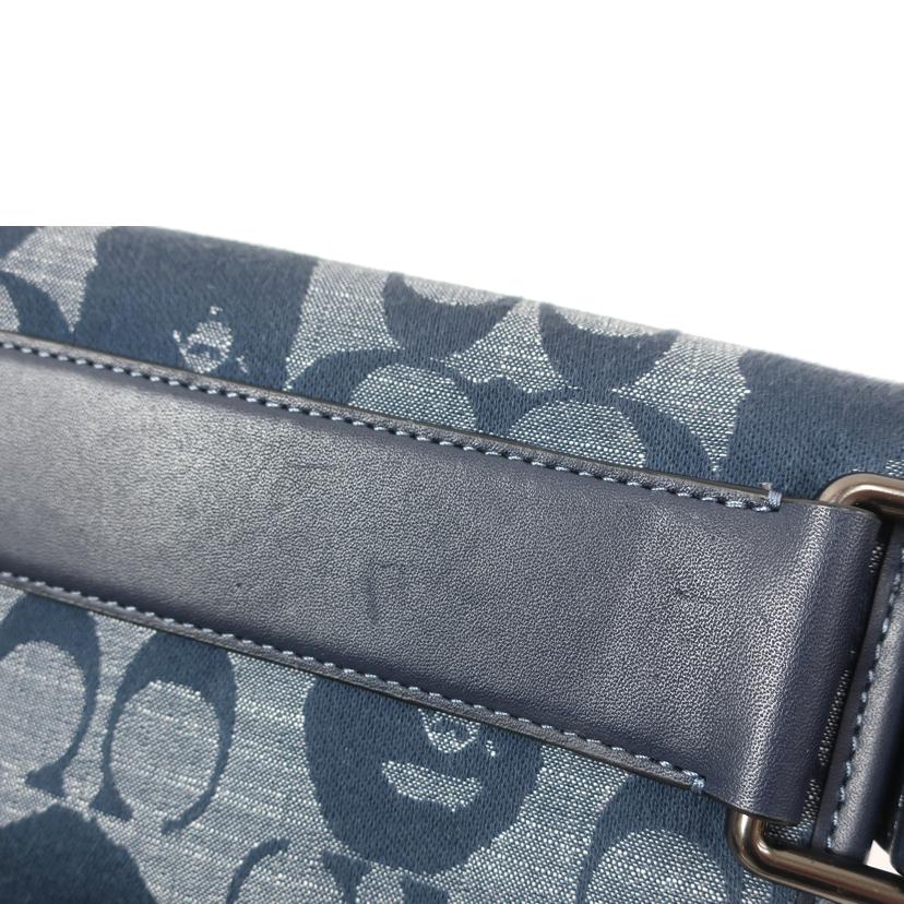 COACH×APE コーチ×エイプ/ボディーウエスト バッグ ネイビー/C4512//Aランク/65