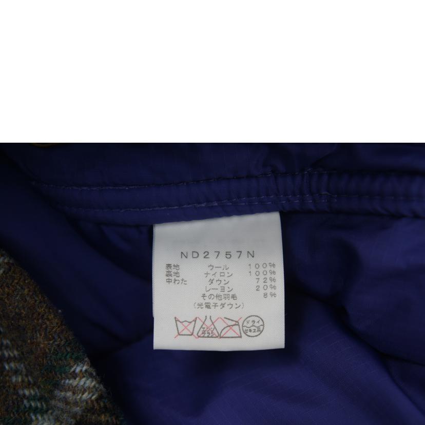 THE NORTH FACE ノースフェイス/THE NORTH FACE PL ハリスツイード ダウン ジャケット/ND2757N//Bランク/78