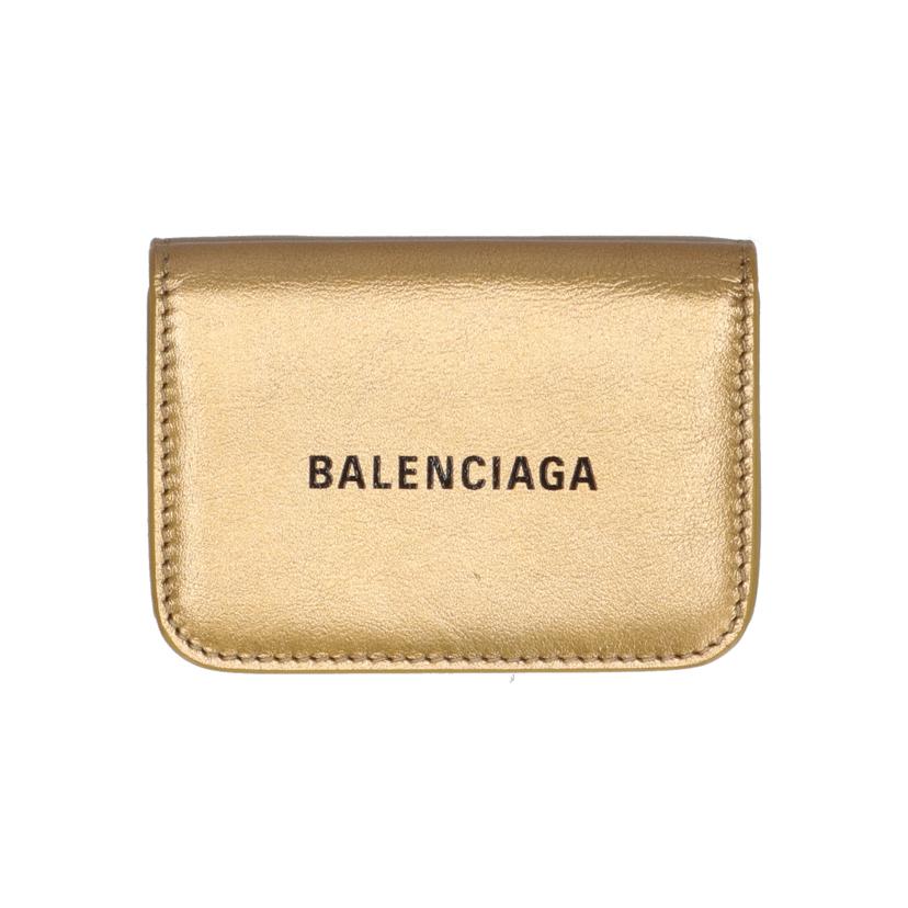 BALENCIAGA バレンシアガ/キャッシュミニ/三つ折り財布/593813//820*/Aランク/75
