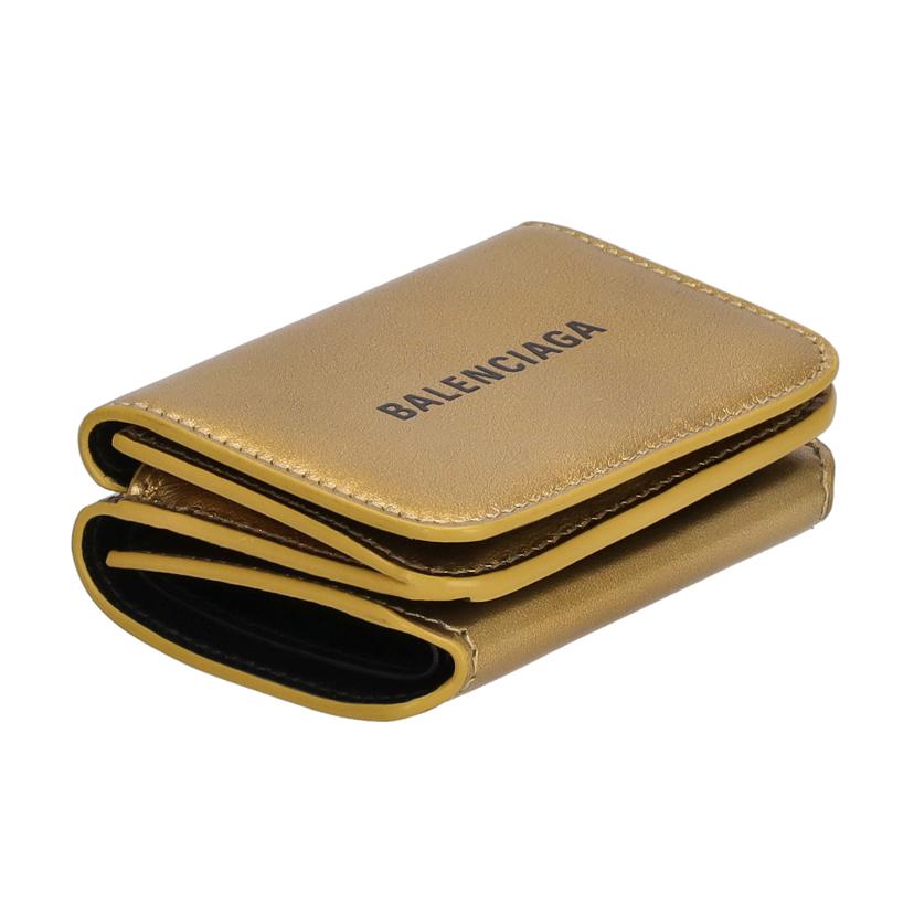 BALENCIAGA バレンシアガ/キャッシュミニ/三つ折り財布/593813//820*/Aランク/75