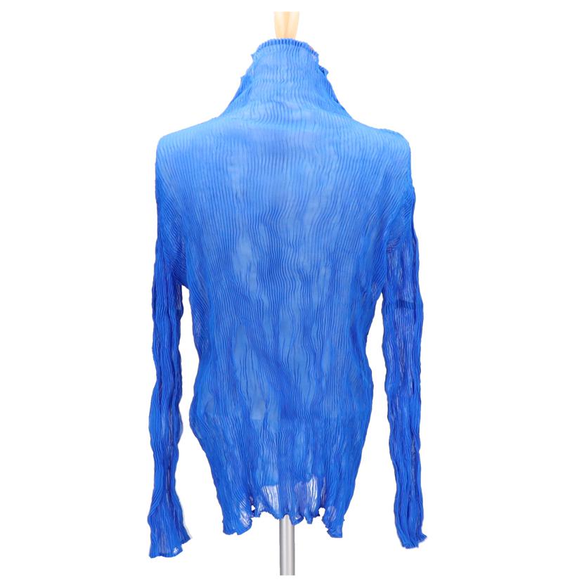 ISSEY MIYAKE イッセイミヤケ/プリーツプリーズハクィネック長袖ブラウス/IM53-FJ916//Aランク/93