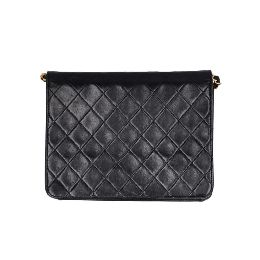 CHANEL/ラムスキン プッシュロック チェーンショルダー//378****/ABランク/85