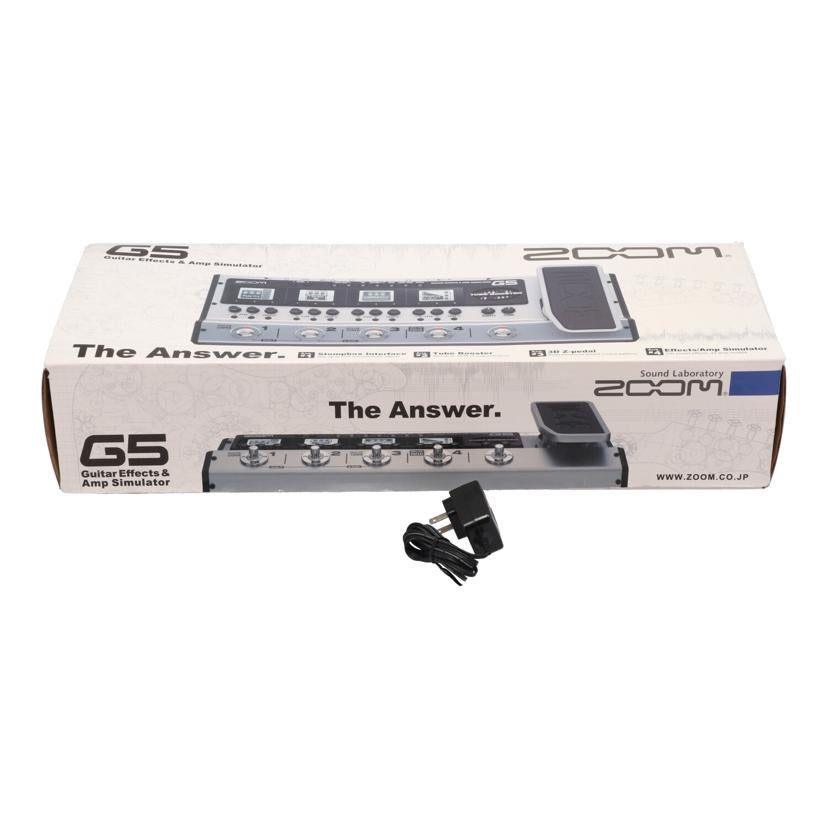 ZOOM ズーム/マルチエフェクター/Zoom G5//025002/Bランク/75
