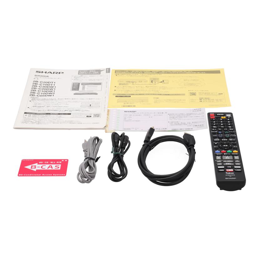 SHRAP シャープ/BDレコーダー /2B-C10CW1//9171537/Aランク/75