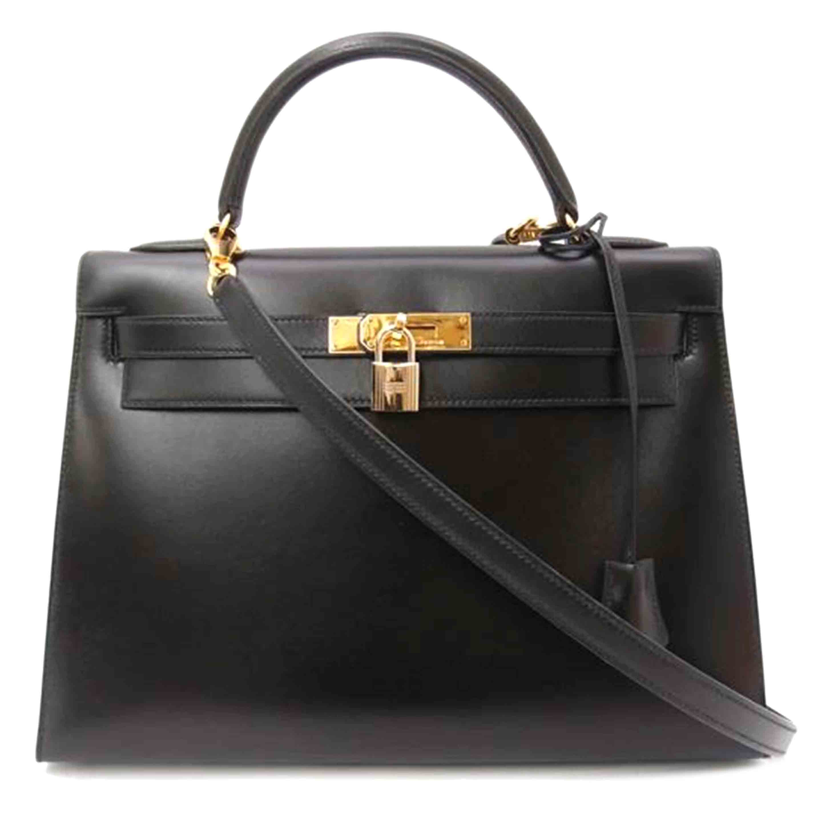 HERMES エルメス/ケリー32/ブラック//〇U(*****/Aランク/69