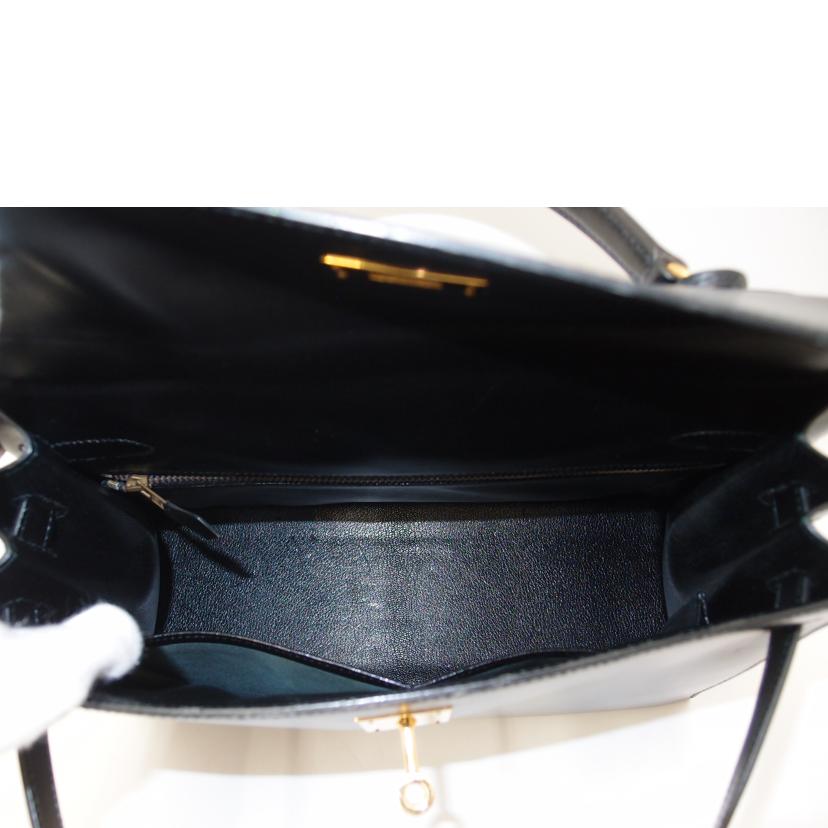 HERMES エルメス/ケリー32/ブラック//〇U(*****/Aランク/69