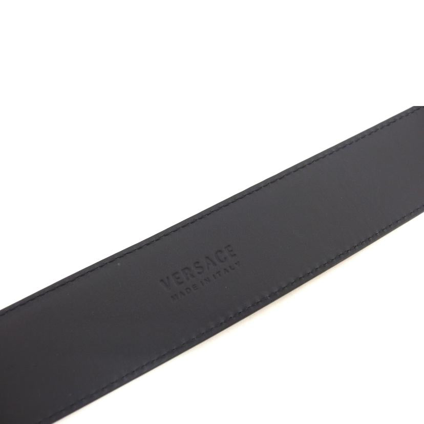 VERSACE ヴェルサーチェ/メドゥーサ/レザー ベルト/ゴールド×ブラック/DCU4140.DVTP1//Aランク/04