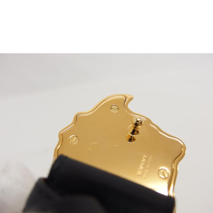 VERSACE ヴェルサーチェ/メドゥーサ/レザー ベルト/ゴールド×ブラック/DCU4140.DVTP1//Aランク/04