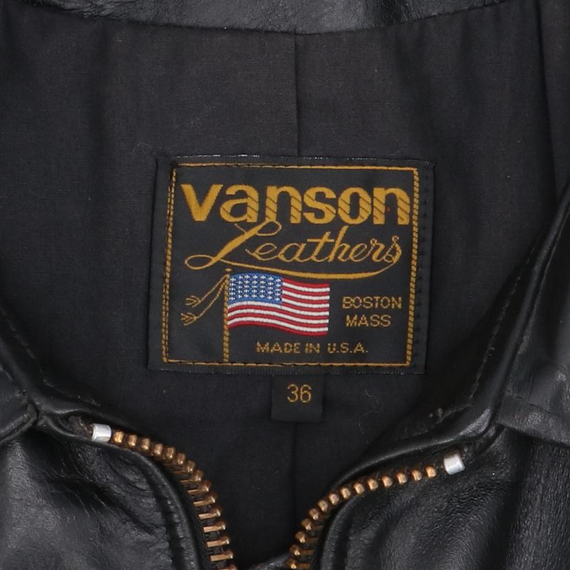 VANSON VANSON/80’s/シングルライダース/ENFモデル/USA製/ヴィンテージ//ABランク/82