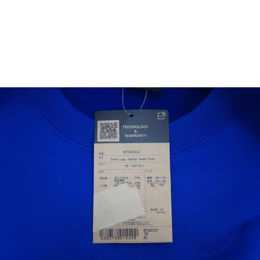 THE NORTH FACE ザ ノースフェイス/Small Logo Heather Sweat Crew/スモールロゴヘザースウェットクルー/トレーナー/NT62337//サイズ XL/Sランク/05