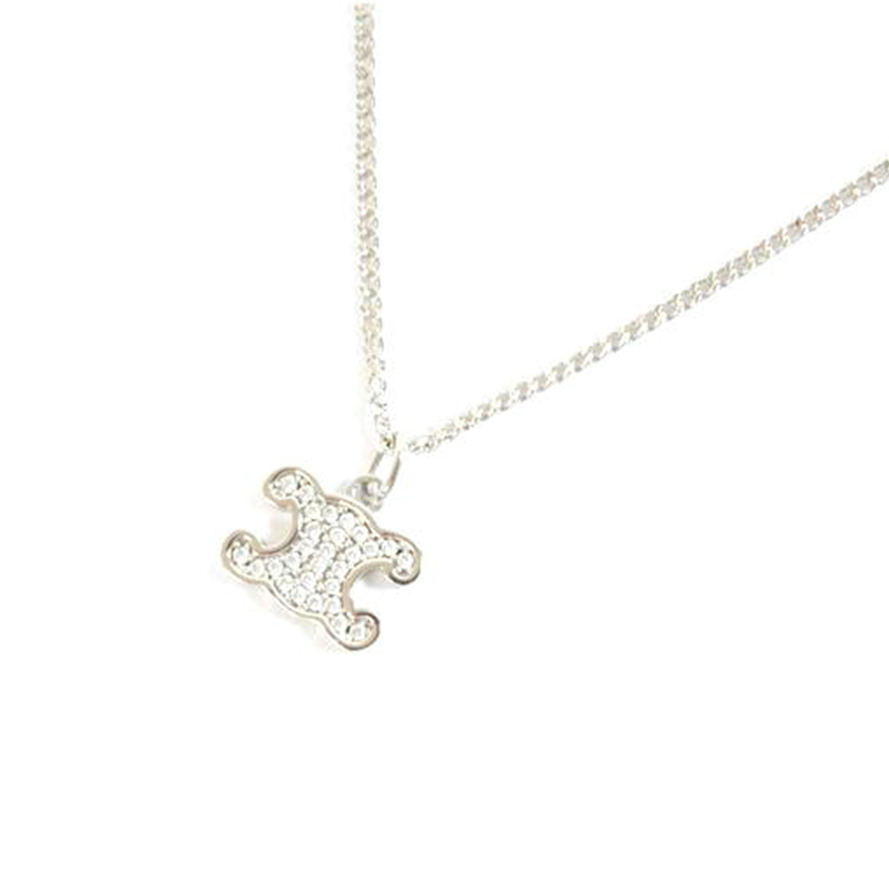 CELINE セリーヌ/ロゴトリオンフネックレス//STT2293/Aランク/71