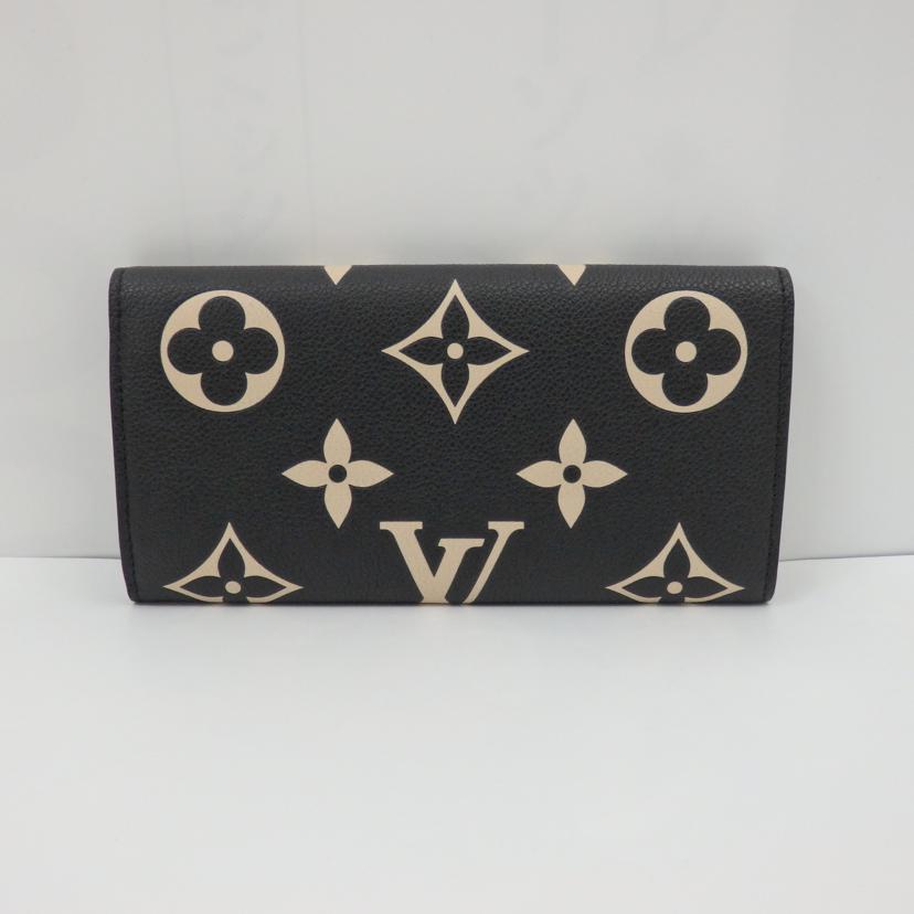 LV ルイ・ヴィトン/ポルトフォイユ・エミリー/アンプラント/バイカラー/M83138//RFI****/Aランク/77
