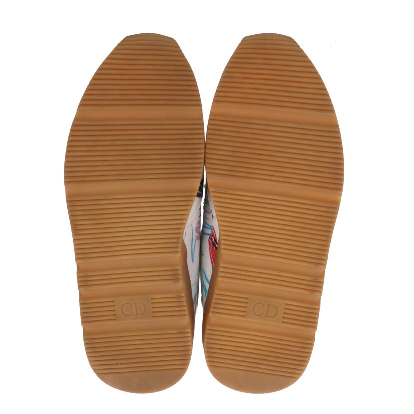 C.Dior クリスチャンディオール Christian Dior 総柄ペイント ベルクロレザースニーカー サイズ25㎝/総柄ペイント ベルクロレザースニーカー//15E FR /ABランク/37